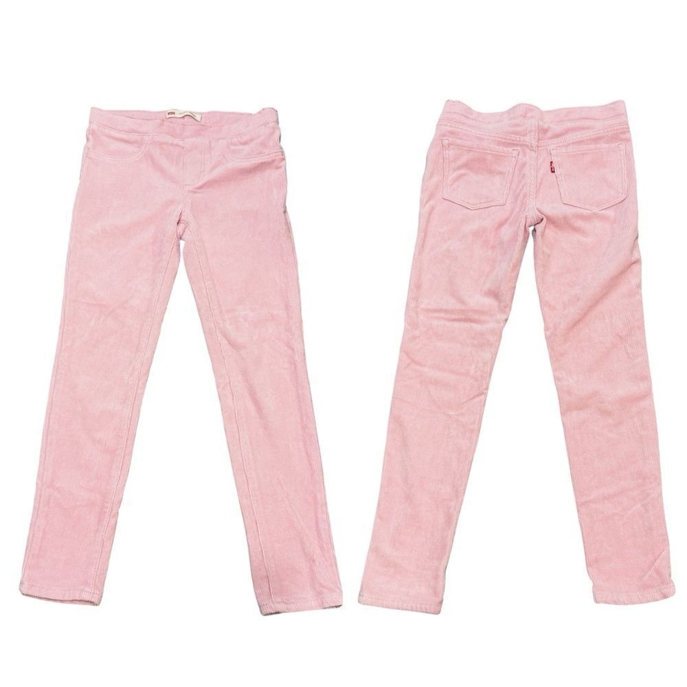 Levi’s Kids Pink Corduroy Pull On Jegging Pants Size 10